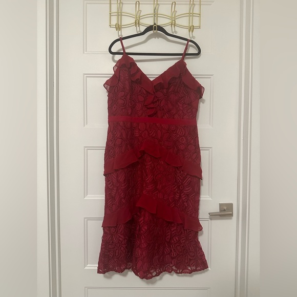 Red Adelyn Rae Dress - Picture 4 of 5